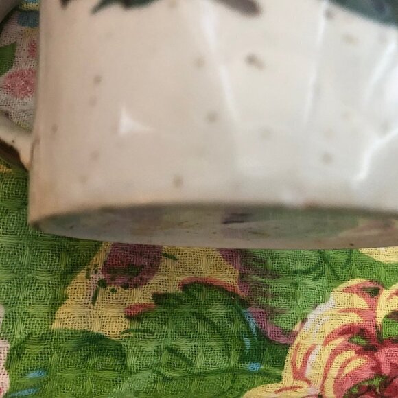 Vintage Otagiri Style Cups with Sugar & Creamer Speckled Stoneware Japan - Picture 7 of 16